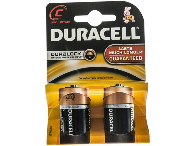 Baterii Alcaline C(LR14) 2 buc Duracell
