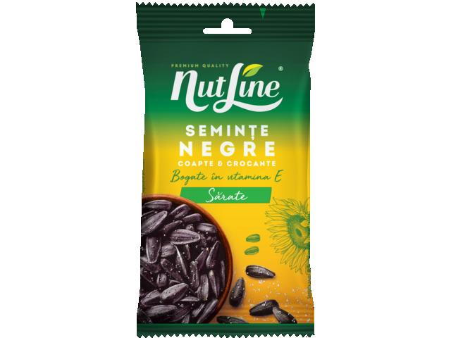 Nutline Seminte Floarea Soarelui Negre Cu Sare 40G