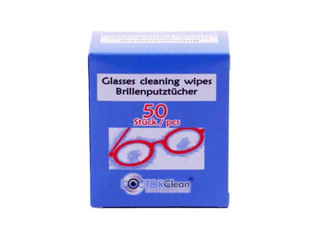 Servetele Dr. Clean pentru sters lentile, 50 de bucati