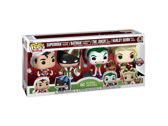 DC - Holiday Pop! 4 Pack - Funko