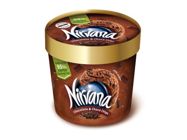 Inghetata Cu Ciocolata Sinsirop Ciocolata 175ML Nirvana