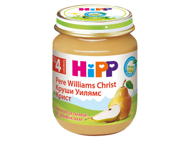 Piure desert Hipp cu pere Williams Christ 125 g