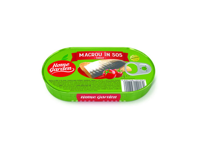 Macrou in sos tomat Home Garden 170g