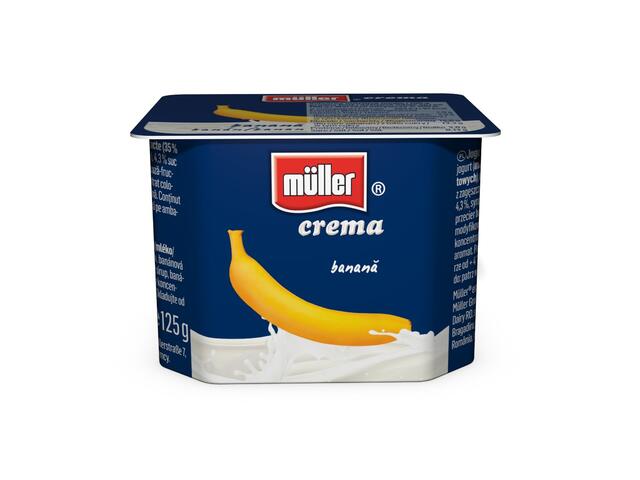 Crema Iaurt cu piure de banane 125g Muller