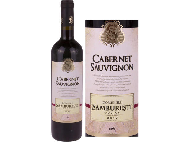 Domeniile Samburesti Cabernet Sauvignon vin rosu sec 13% alcool 0.75 l