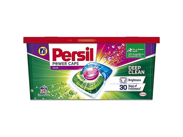 Detergent automat capsule, Persil Power Caps Color, 26 spalari, 26 bucati