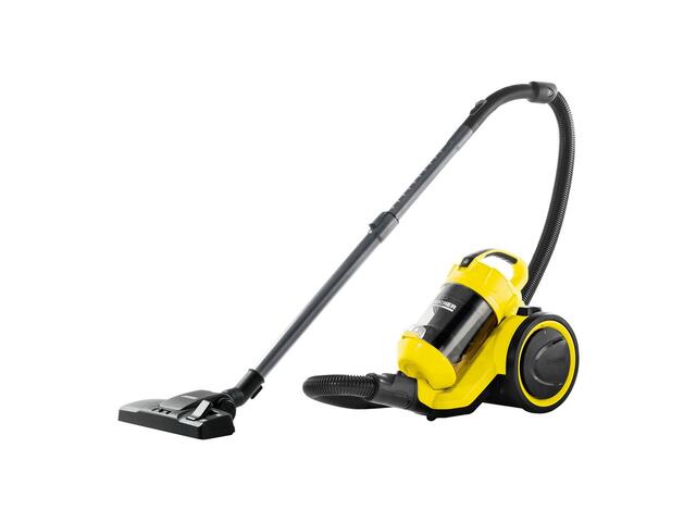 Aspirator fara sac Karcher VC 3, 0.9 litri, 700 W, Negru / Galben