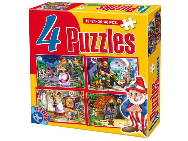 4 puzzle maxi-basme -D-Toys