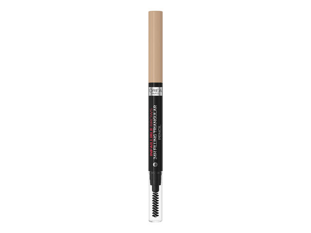 Creion de sprancene L'Oreal Paris Infaillible Brows 24H Triangular 7.0 Blonde¿