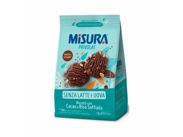 Biscuiti Cacao&Orez 120G Misura