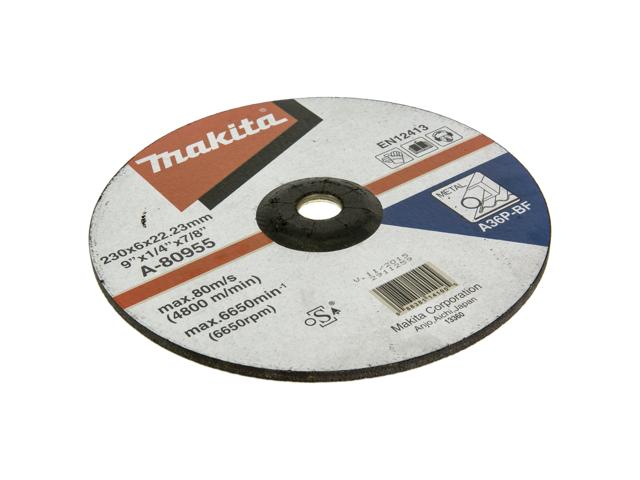 Disc slefuire otel Makita, 230 mm, granulatie A36P X