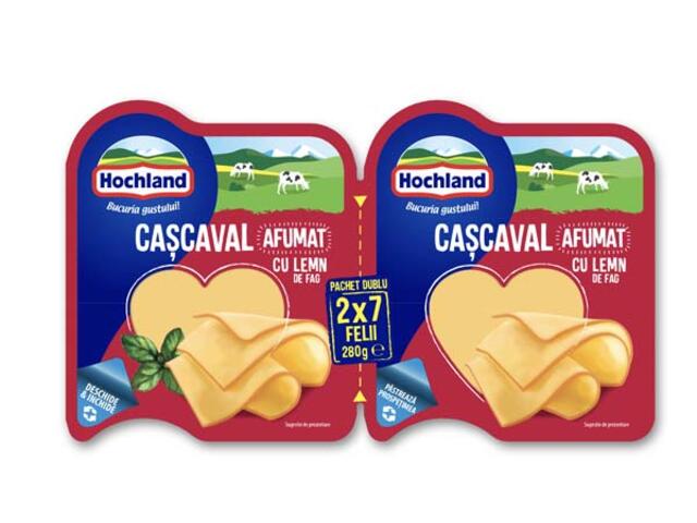 Cascaval Felii Afumat Hochland 280G