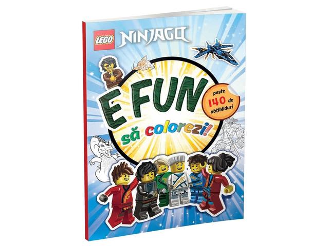 LEGO Ninjago. E fun sa colorezi!