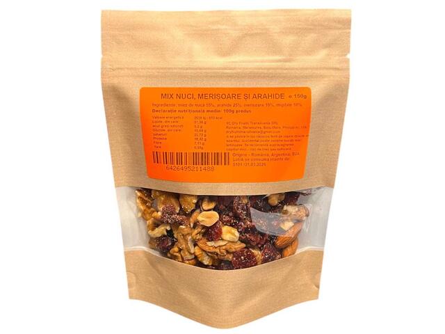 Mix Nuca/Arahide/Merisoare 150G