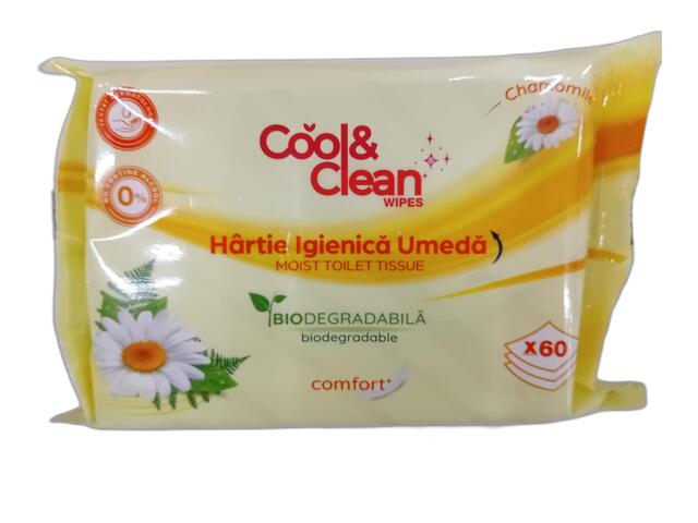 Cool&clean Hartie igienica umeda 60 buc