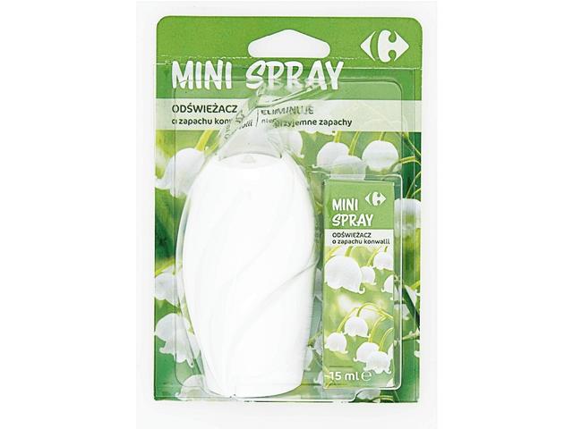 Mini Spray odorizant cu parfum de lacramioare, Carrefour, 15 ML