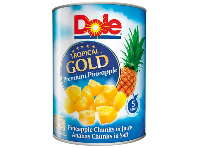 Bucati de ananas in suc Dole 567g