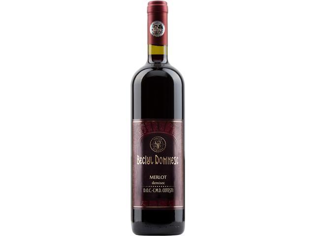 Beciul Domnesc Merlot Demisec 0.75 L