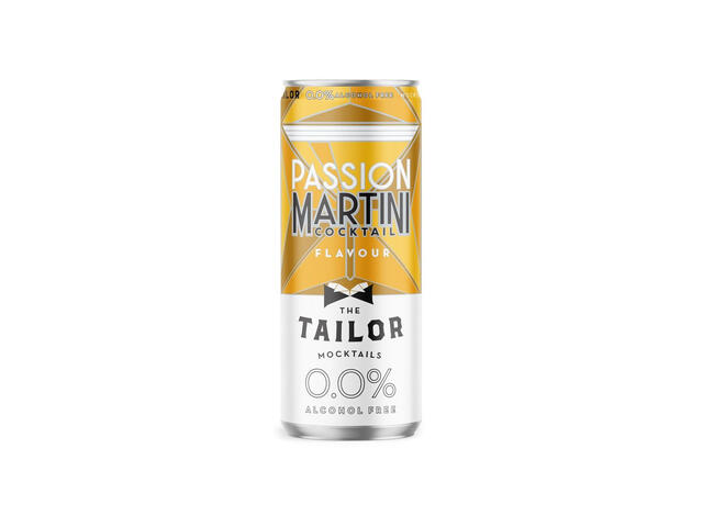 Bautura racoritoare carbogazoasa Tailor Passion Martini, 0.33 l