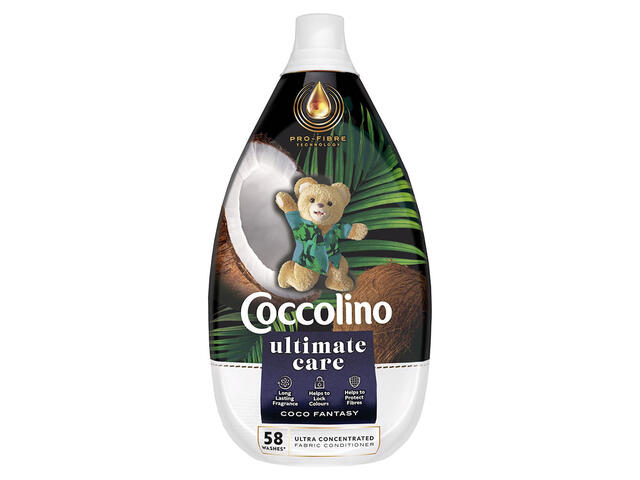 Balsam de rufe Coccolino Ultimate Care Coco Fantasy, 870 ml