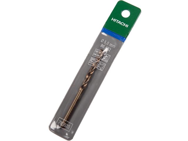 Burghiu Hikoki HSS-Co, mandrina standard, pentru metal, 5 mm