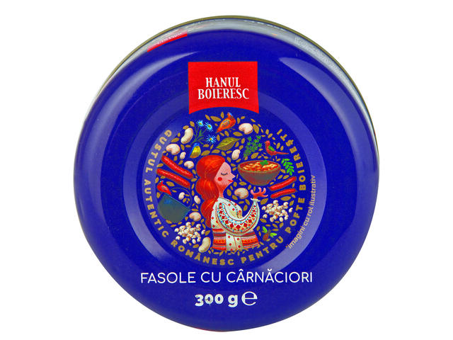 Hanul Boieresc Fasole cu carnaciori 300 g