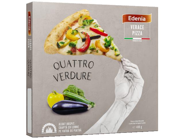 Pizza Verace Quattro Verdure 410G Edenia