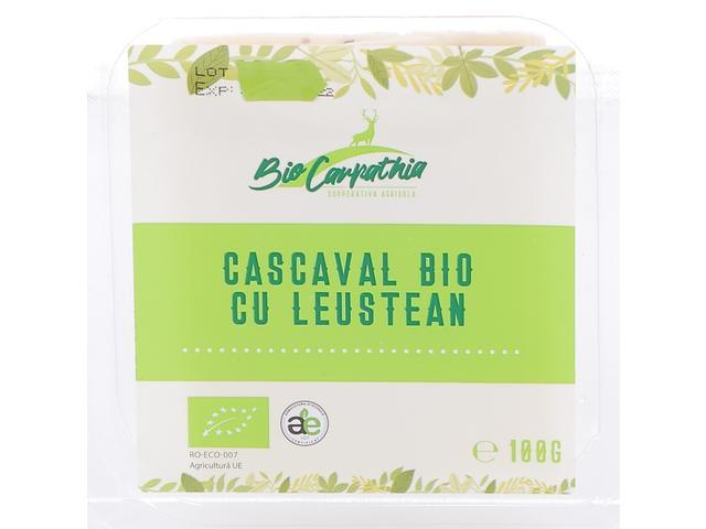 Cascaval bio cu leustean 100 g Bio Carpathia