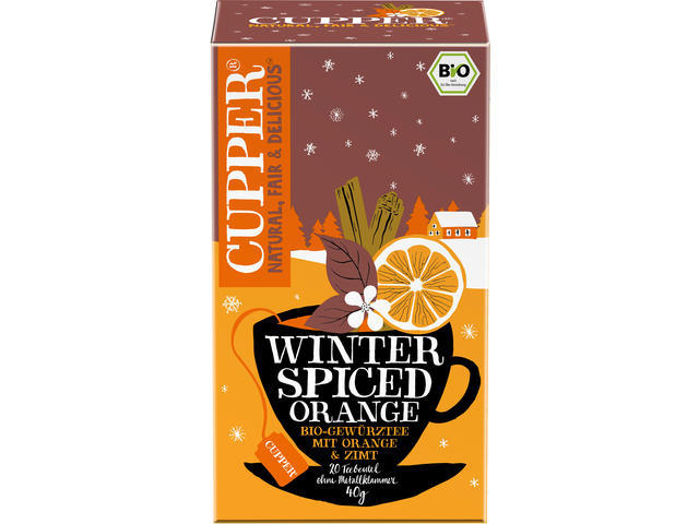 Ceai infuzie portocala si scortisoara Eco Cupper Winter 40g