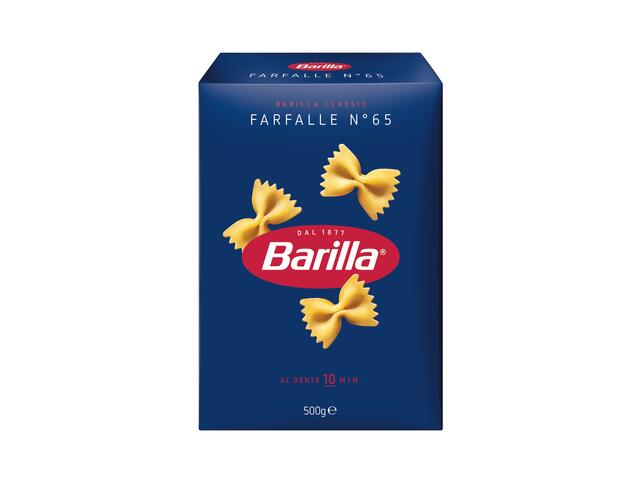 Paste scurte Farfalle n65 Barilla, 500g