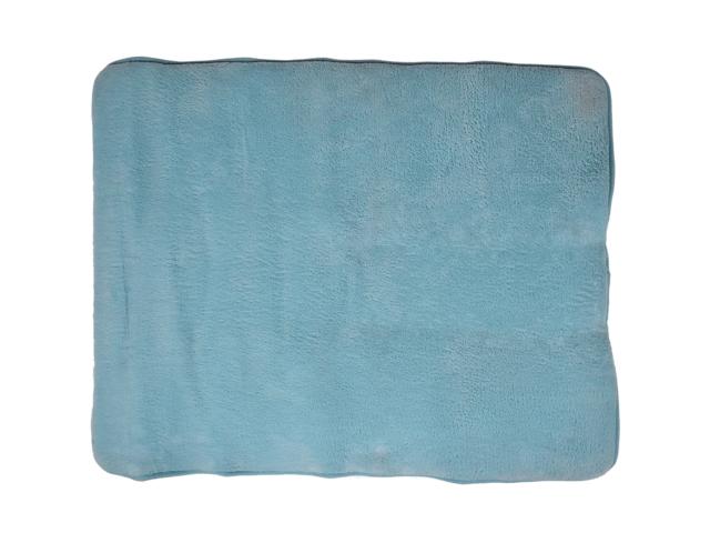 Covoras baie MSV Memory Foam, poliester, bleu, 50 x 70 cm