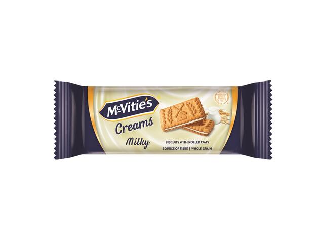 Biscuiti cu Fulgi si Crema Lapte 100G Mcvitie's