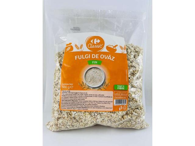 Carrefour Classic Fulgi de ovaz fin 500g