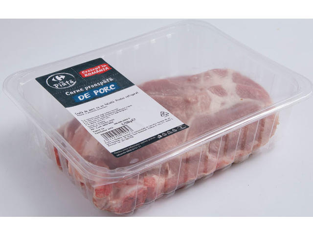 Ceafa porc cu os feliata Carrefour La Piata 750g