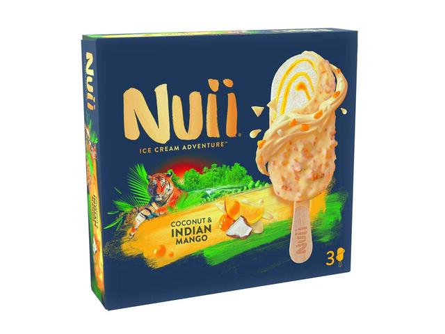 Inghetata Cu Ciocolata Alba Si Mango 3X90Ml Nuii