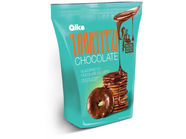 Alka Toortitzi glazurati cu ciocolata cu lapte 80g