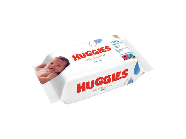 Servetele umede Huggies Pure Extra Care, 56 bucati