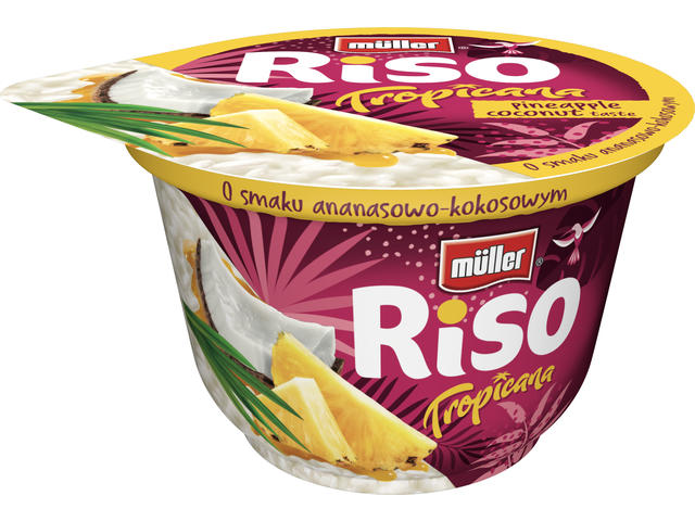 Müller Riso Tropicana cu ananas si cocos 175g