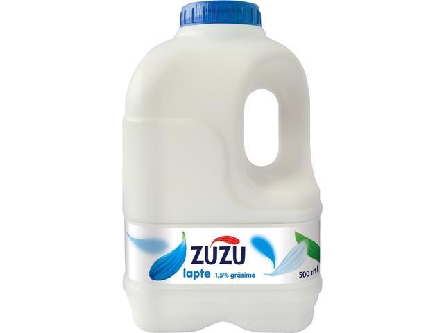 Lapte semidegresat 1.5% grasime Zuzu 500ML