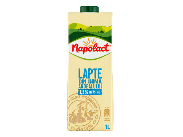 LAPTE 1.5% GRASIME NAPOLACT 1L