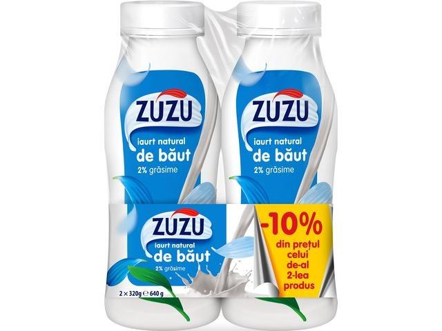 Iaurt Natural de Baut 2% 2x320g Zuzu