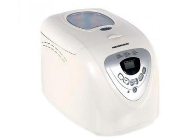 Masina de paine Heinner HBM-690W, 600W, 900g, 12 programe (Alb)