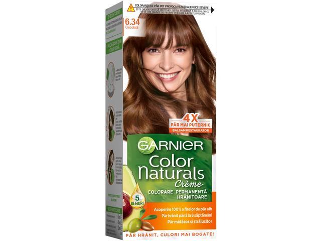 Vopsea de par Color Naturals Creme 6.34 - blond inchis auriu aramiu Garnier