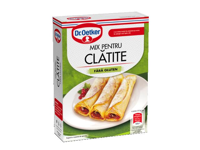 Dr.Oetker Mix pentru Clatite fara Gluten 190g