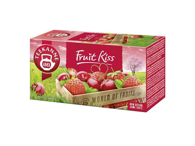 Ceai de fructe cu cirese si capsuni Teekanne Sweet Kiss 50g