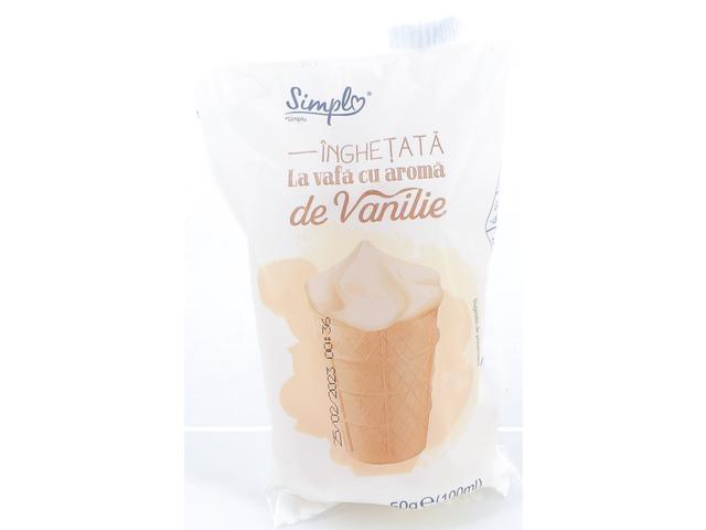 Inghetata Vafa Cu Aroma De Vanilie, Simpl, 50 G