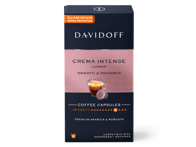 Davidoff Cafe Crema Intense Lungo cafea 10 capsule x 5.5g