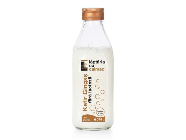 Kefir Gingas Fara Lactoza 1.6%Gr 375G Laptaria Cu Caimac