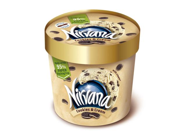 Inghetata cu biscuiti si vanilie 150 ML Nirvana