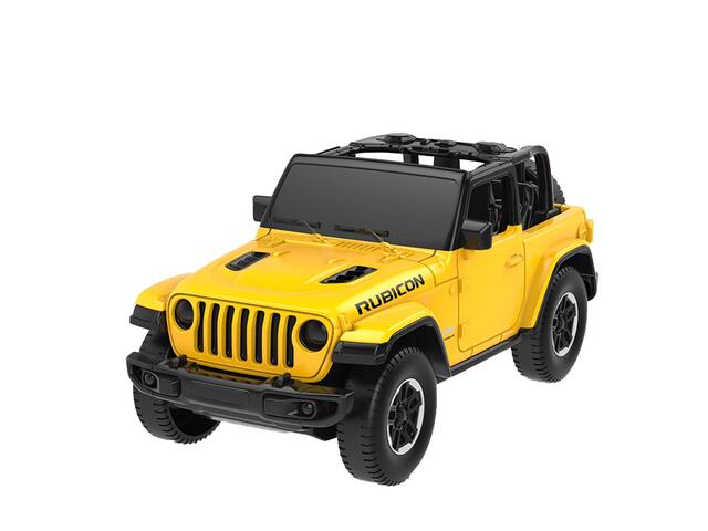 Masinuta Rastar, Jeep Wrangler Rubicon, Galben, 1:43